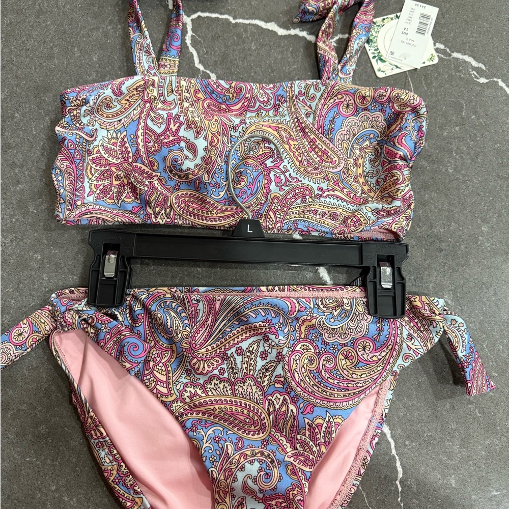 Paisley Print Bikini Set